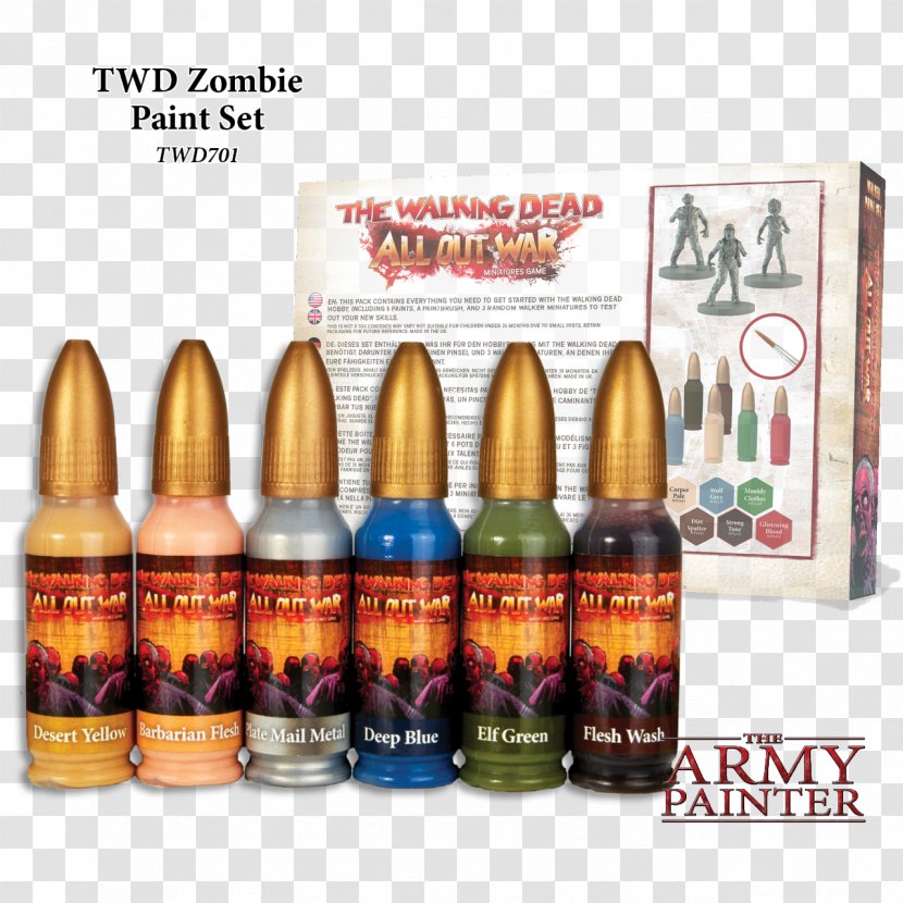 The Walking Dead Paint Brushes UNIF Wayland Games, Ltd. - Armypainter Aps Transparent PNG
