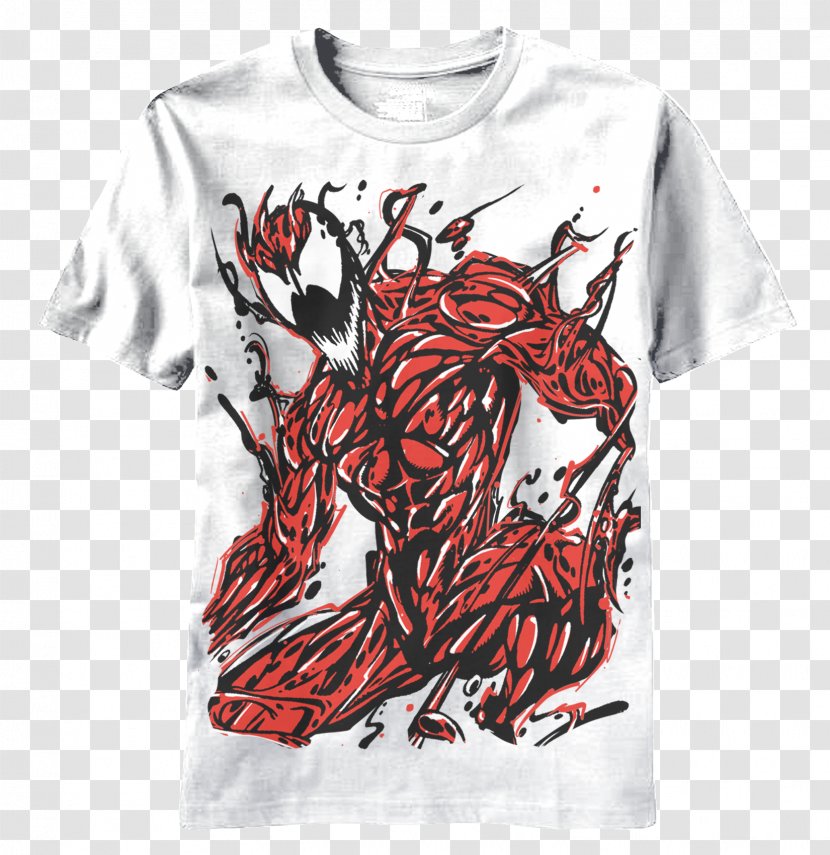 T-shirt Maximum Carnage Spider-Man Venom - Cartoon Transparent PNG