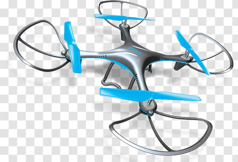 Helicopter Rotor Quadcopter Airplane Unmanned Aerial Vehicle - Gyroscope Transparent PNG