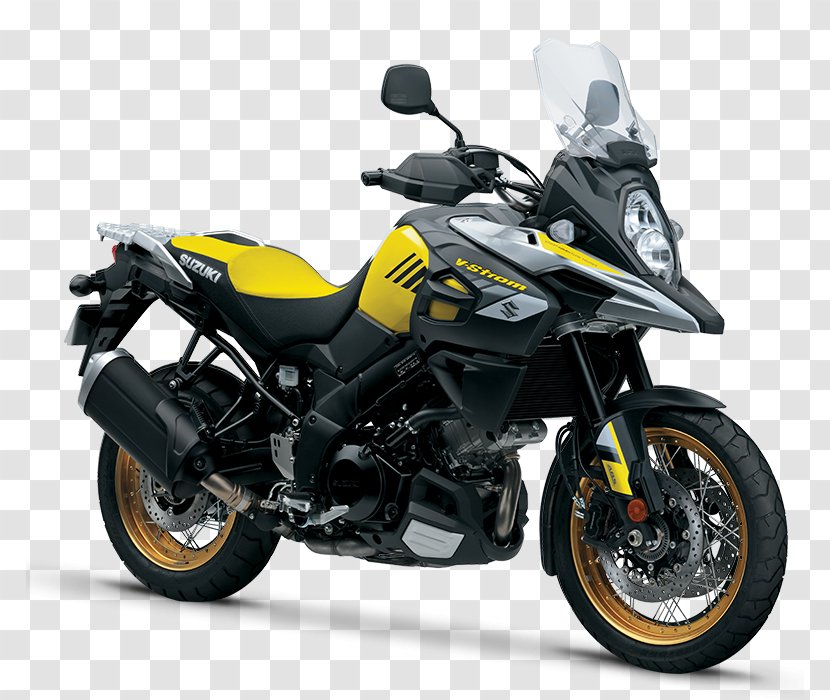 Suzuki V-Strom 1000 650 Motorcycle Two Wheel Motorsport - Exhaust System Transparent PNG