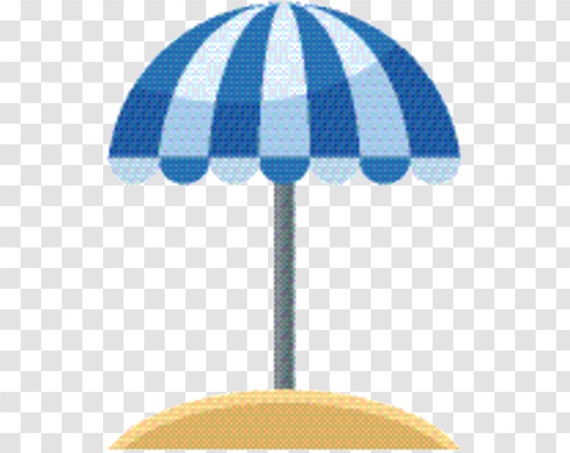Umbrella Cartoon - Microsoft Azure - Electric Blue Transparent PNG