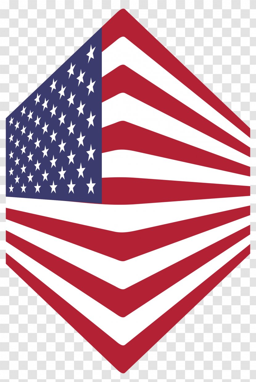 Flag Of The United States Drawing - Point - USA Transparent PNG