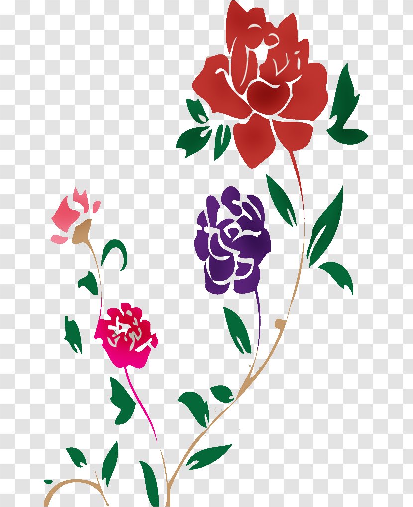 Garden Roses Floral Design Cut Flowers Clip Art - Rose Order Transparent PNG