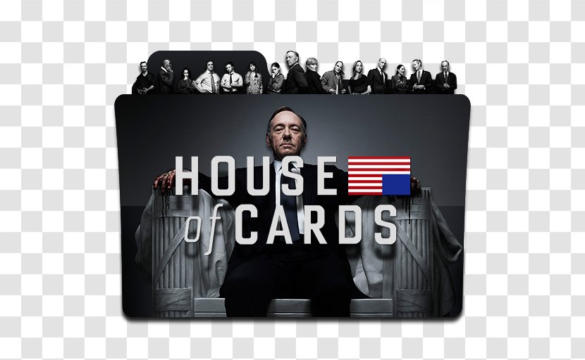 House Of Cards - Poster - Season 1 Television Show Logo FontHouse Transparent PNG
