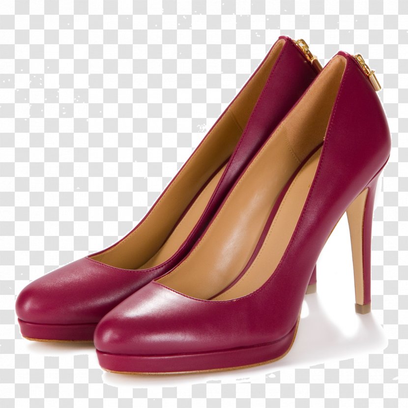 High-heeled Shoe Footwear Magenta - Purple - Mulberry Transparent PNG