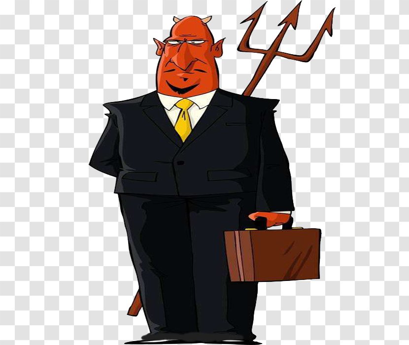 Cartoon Leadership Illustration - Satan Transparent PNG