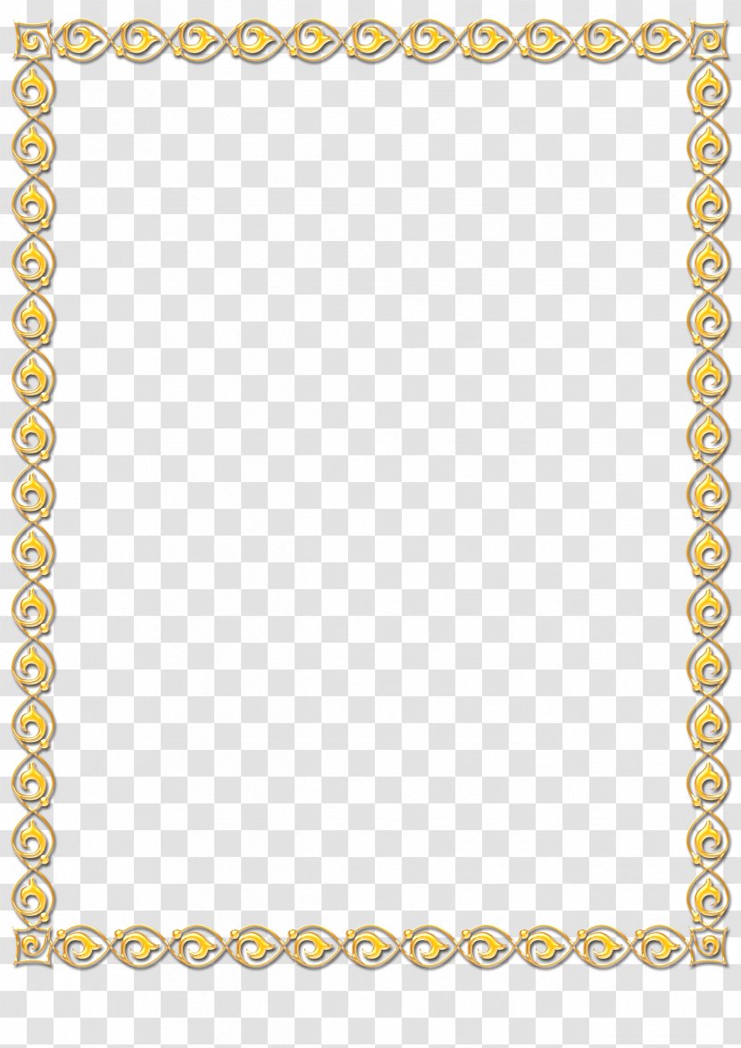 Clip Art - Yellow - Frame Transparent PNG