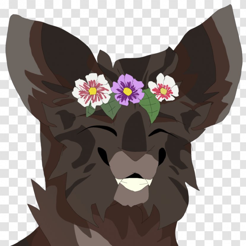 Cat Canidae Dog - Flower - Stripe Transparent PNG