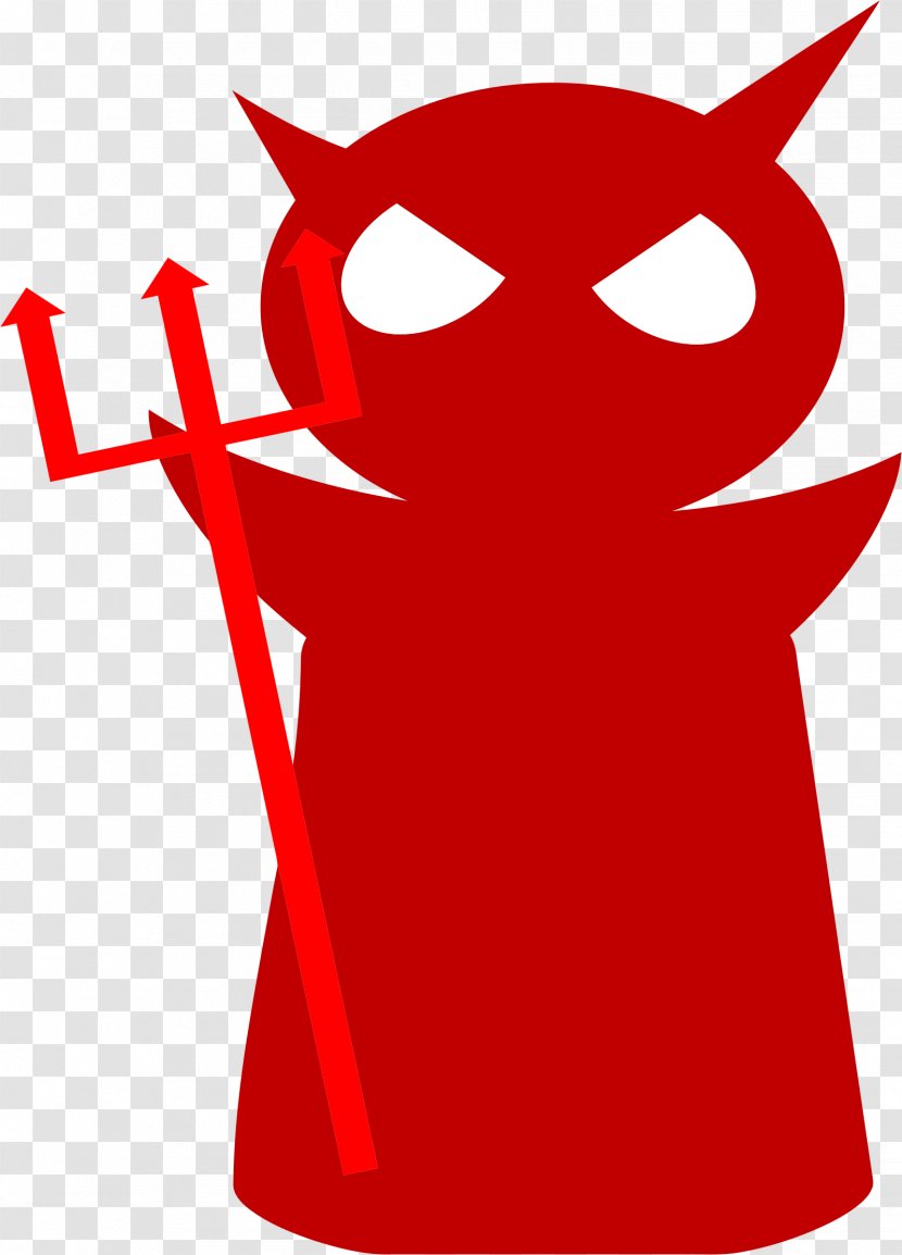 Devil Clip Art - Silhouette Transparent PNG