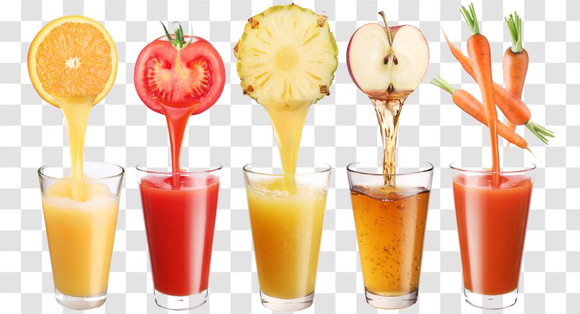 Orange Juice Strawberry Fizzy Drinks - Cocktail Transparent PNG