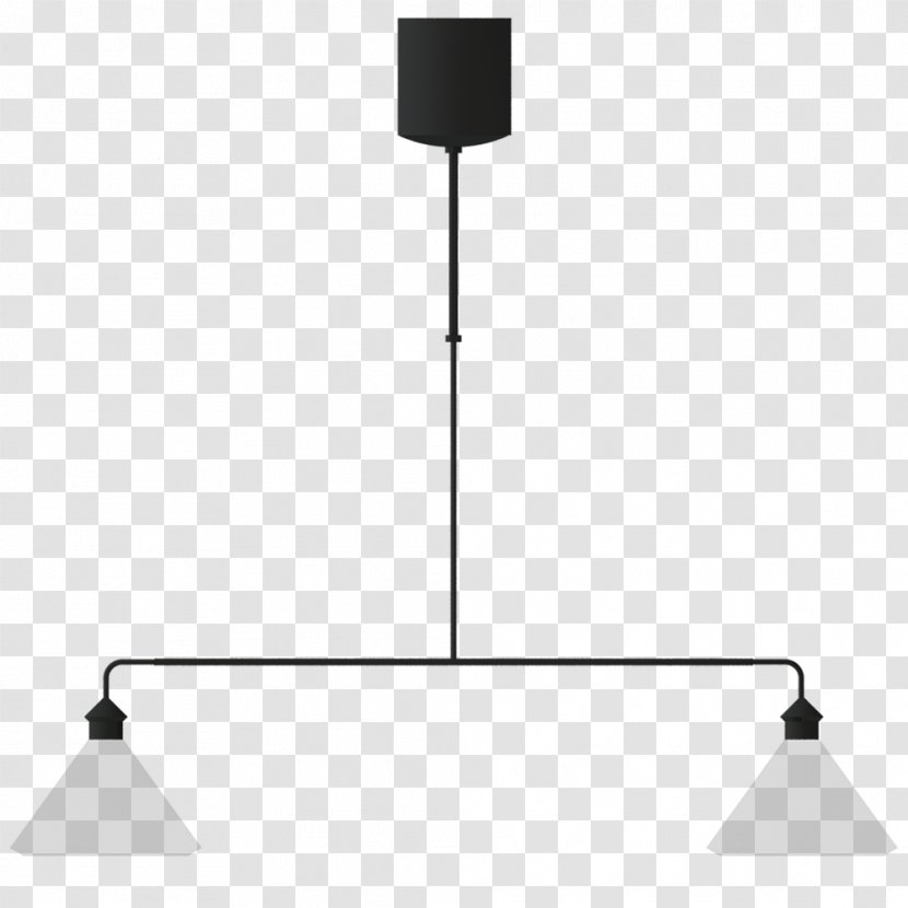 Line Angle - Ceiling Fixture - Front Suspension Transparent PNG