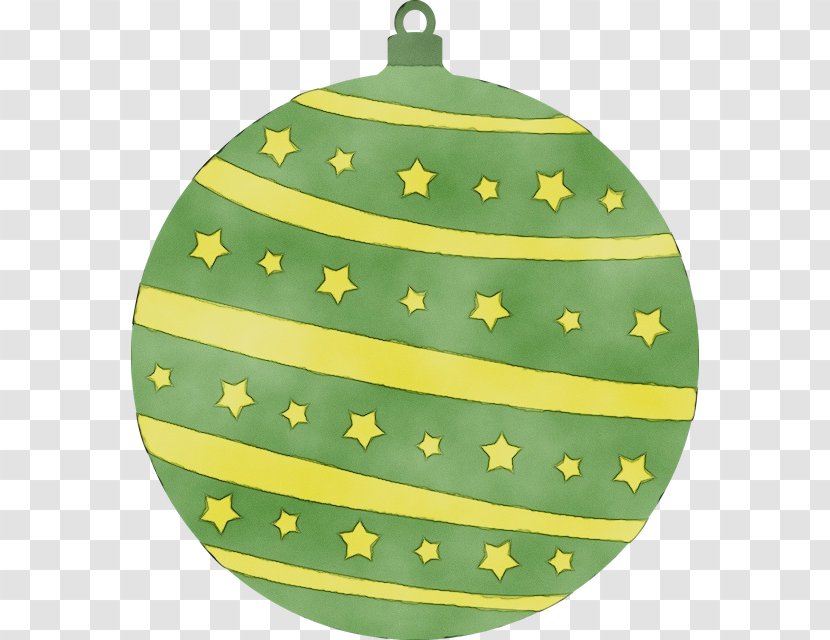 Christmas Ornament - Yellow - Interior Design Decoration Transparent PNG