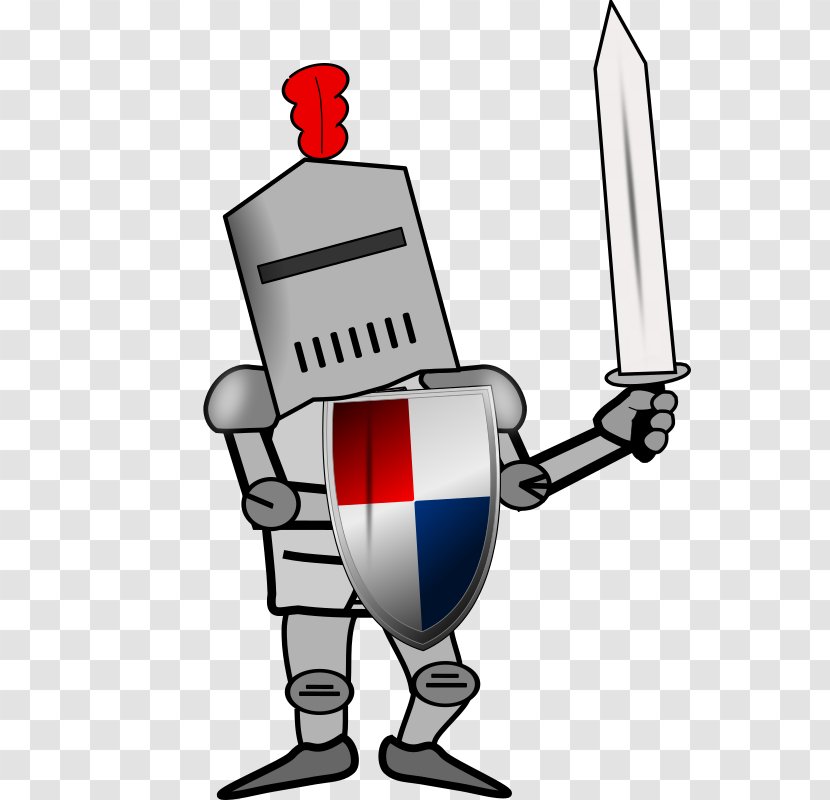 Knight Clip Art - Plate Armour - Vector Transparent PNG