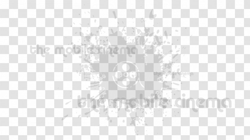 Logo Decal Mural Pattern - Monochrome - Popcorn Cinema Transparent PNG