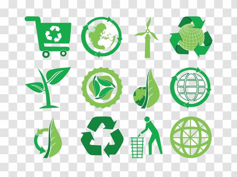 Ecology Recycling Symbol Natural Environment Icon - Nature - Green Loop Flag Transparent PNG