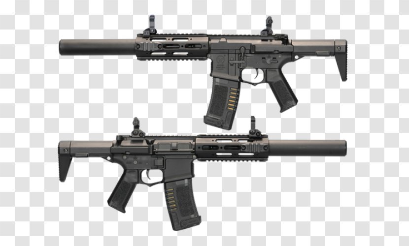 Airsoft Guns Amoeba AAC Honey Badger - Frame - M4 Carbine Transparent PNG