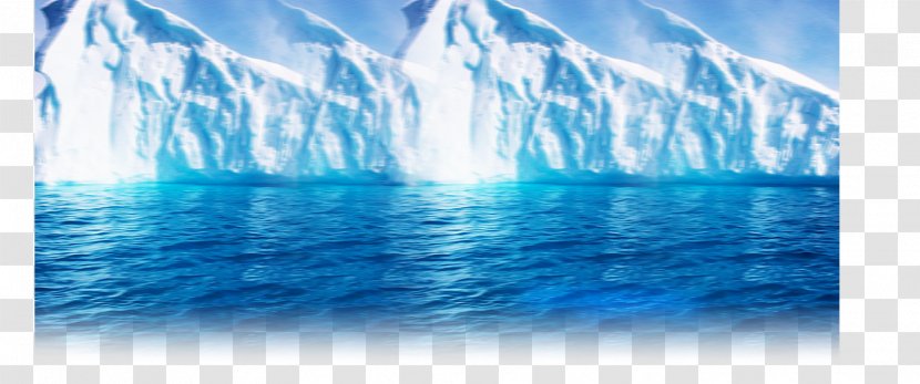 Iceberg - Sky - Water Transparent PNG