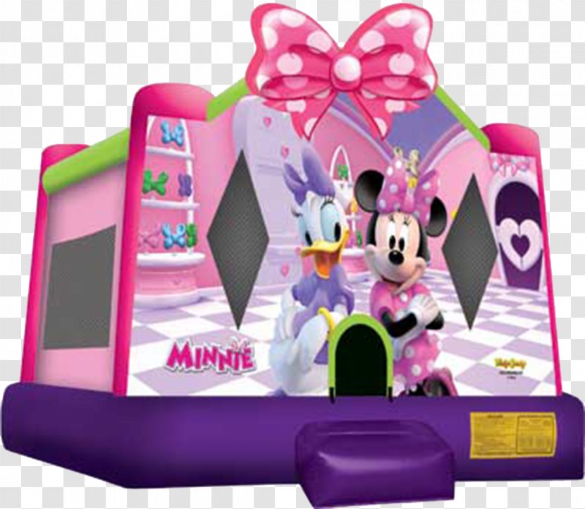 Minnie Mouse Mickey Daisy Duck Inflatable Bouncers House - Recreation Transparent PNG