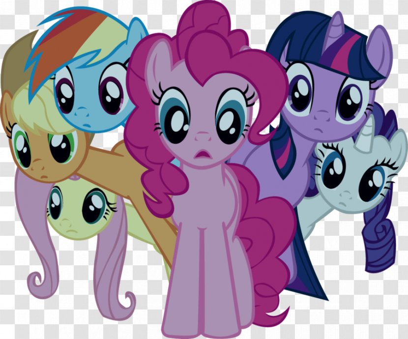 My Little Pony Twilight Sparkle Rarity Rainbow Dash - Silhouette Transparent PNG
