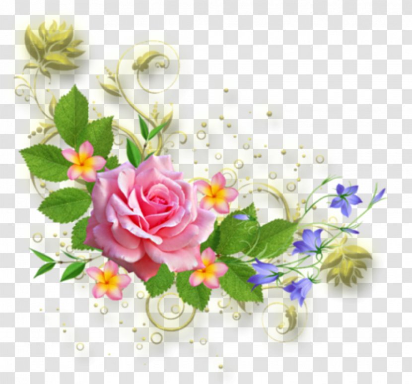 Greeting Cuadro Clip Art - Garden Roses - Floral Transparent PNG