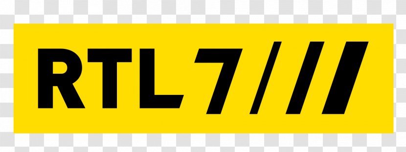 RTL 7 Television Channel Group Nederland - Rtl - Yellow Logo Transparent PNG