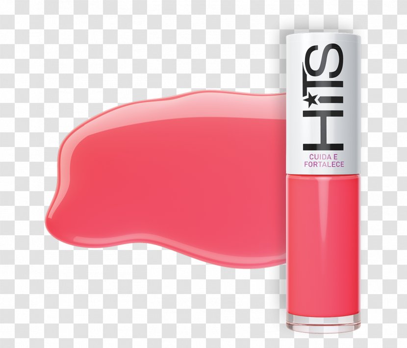 Lipstick Nail Polish Lip Balm Gloss - Peach Transparent PNG