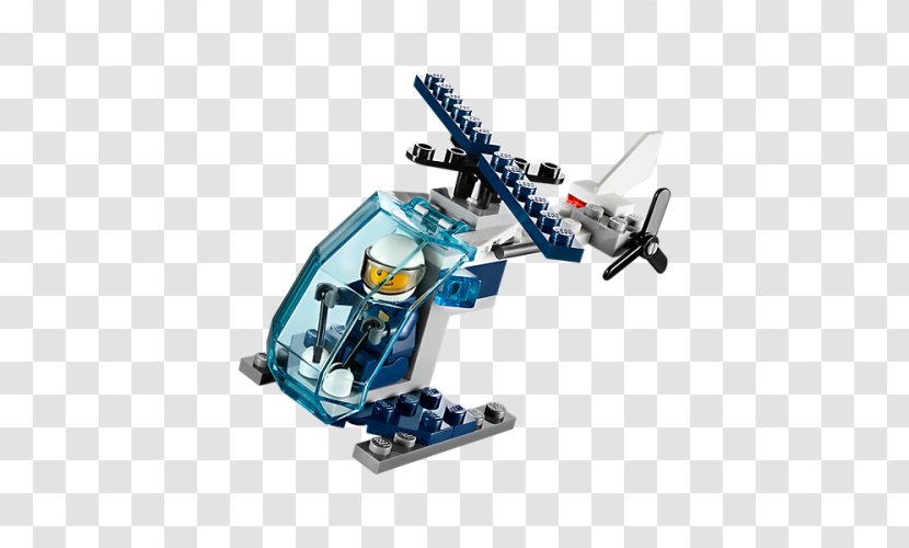 Lego City Minifigure The Group Police Aviation - Helicopter Transparent PNG