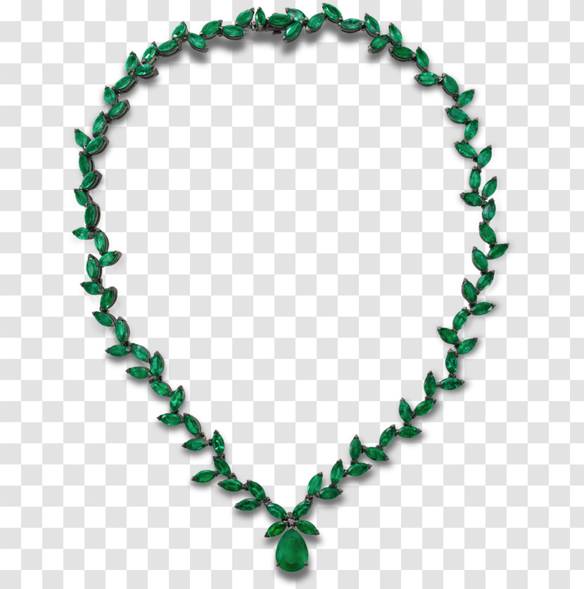 Green Jewellery Necklace Emerald Body Jewelry Transparent PNG