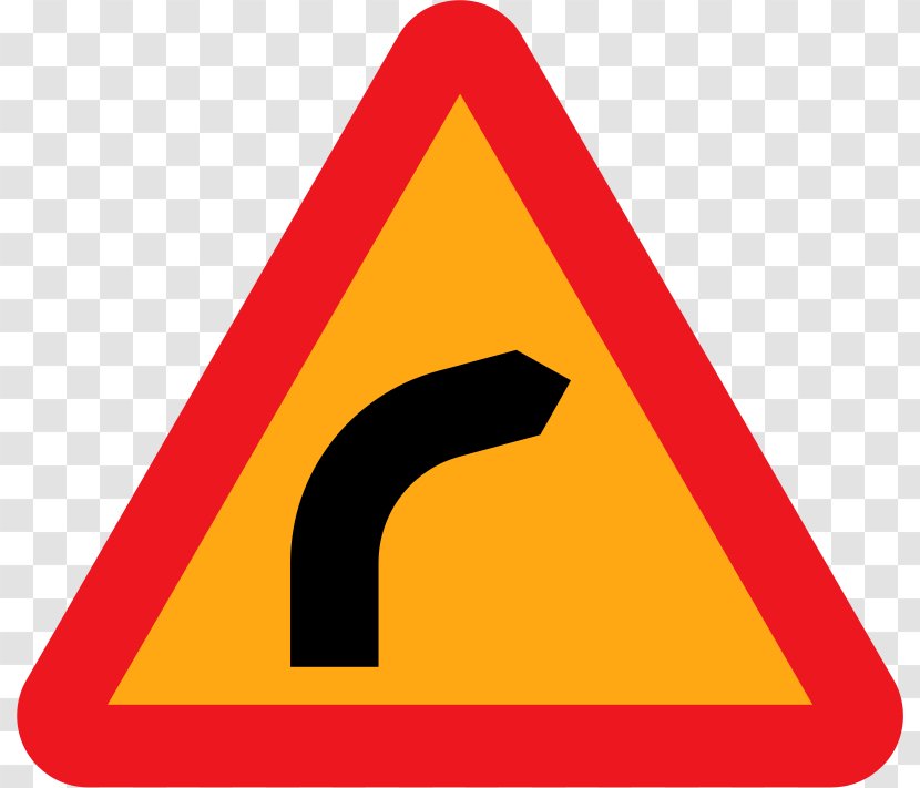 Bourbaki Dangerous Bend Symbol Hazard Warning Sign Clip Art - Free Content - Cliparts Transparent PNG