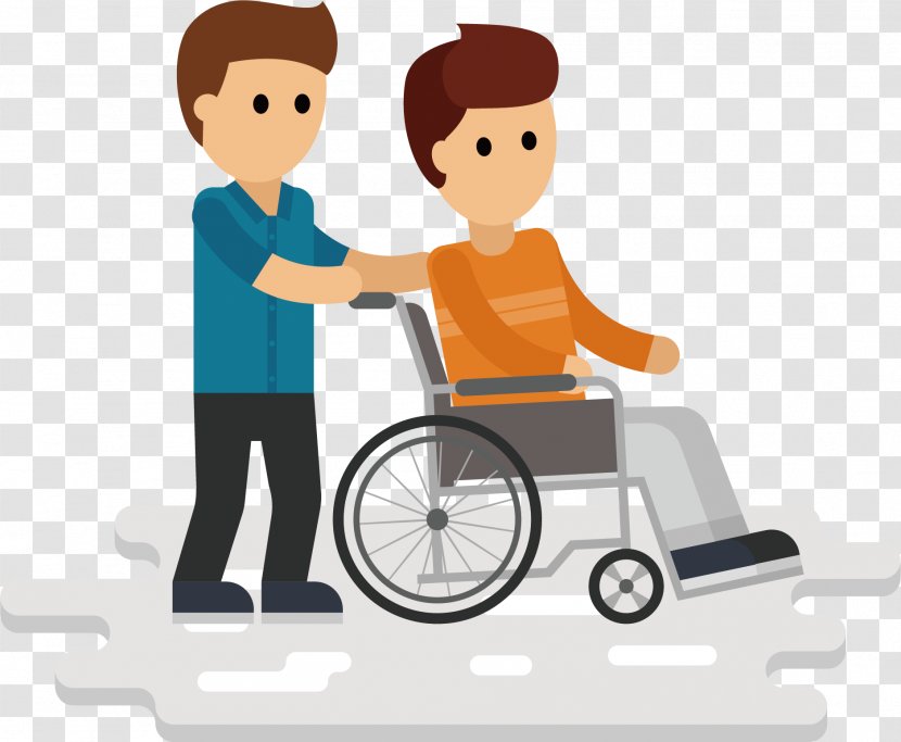 Disability Wheelchair Royalty-free Illustration - Profession - Vectoring Transparent PNG