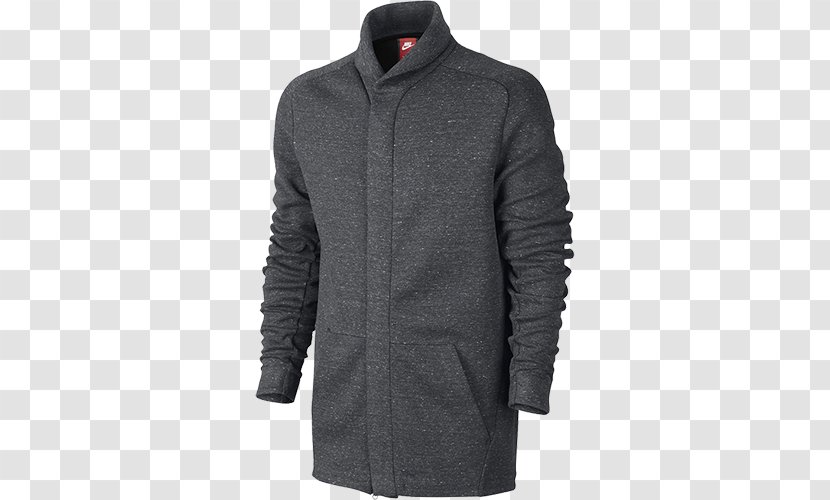 Hoodie Nike Jacket Polar Fleece Sportswear - Sleeve - Wear Black Yarn Transparent PNG