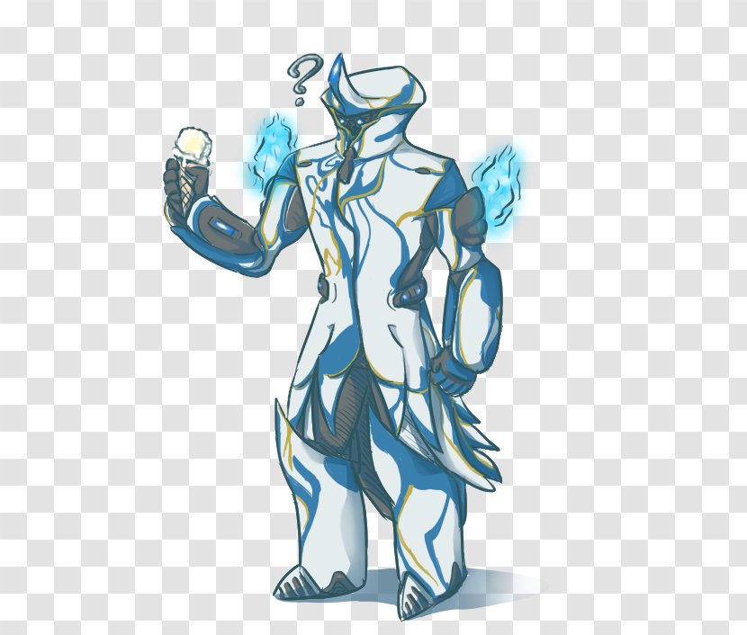 Fan Art Jack Frost Drawing Warframe - Electric Blue - Ice Transparent PNG