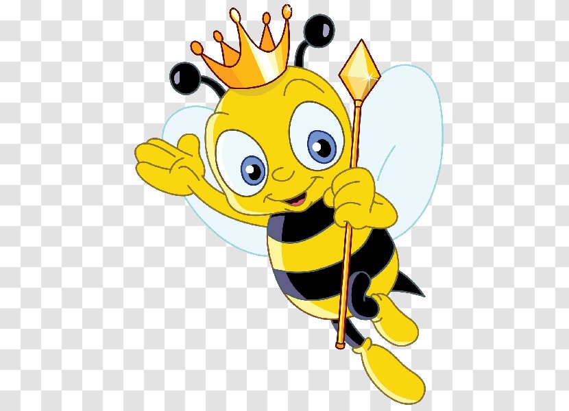 Queen Bee Insect Greeting & Note Cards Transparent PNG