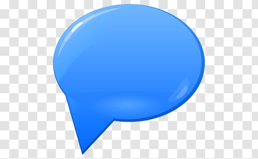 Message Text Messaging - Electric Blue - Icon Transparent Transparent PNG