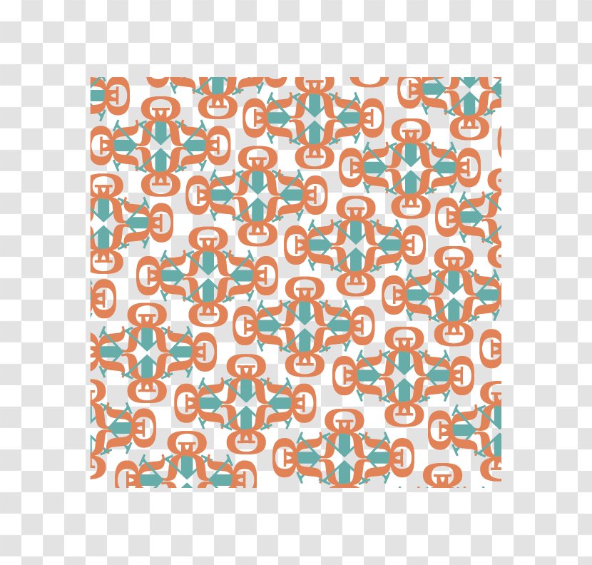 Line Point Turquoise Font Pattern - Aqua - Monograma Transparent PNG