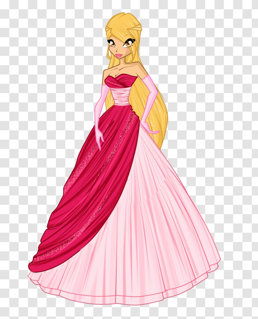 Stella Bloom Roxy Dress Ball Gown - Winx Club Transparent PNG