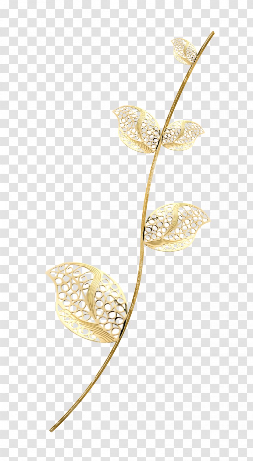 Leaf Metal Orange - Jewellery - Foliage Beautiful Jewelry Transparent PNG