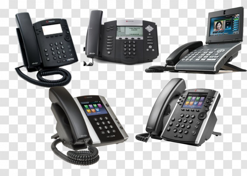 Voice Over IP Polycom VVX 411 VoIP Phone Media - Electronic Device - Conference Transparent PNG