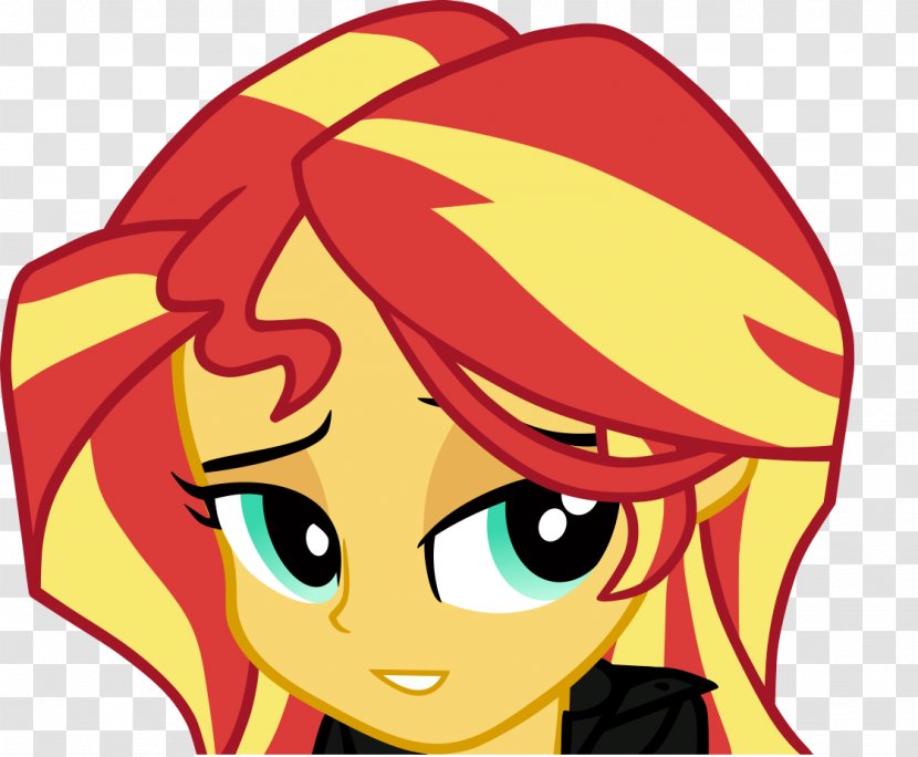 Sunset Shimmer Eye My Little Pony: Equestria Girls Fluttershy - Silhouette Transparent PNG