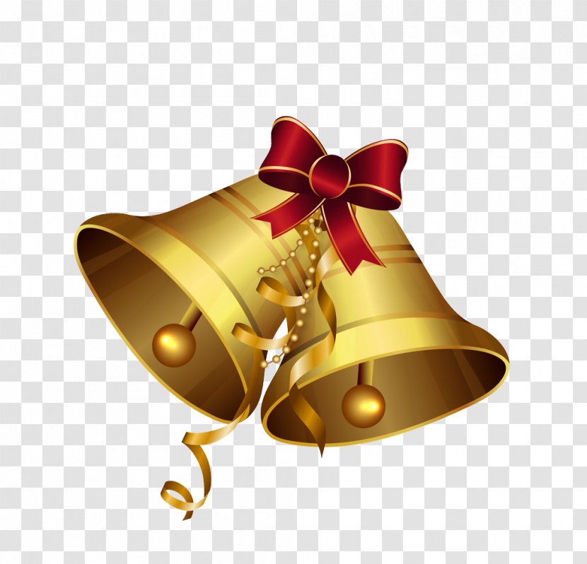 Jingle Bell Download - Golden Bells Transparent PNG
