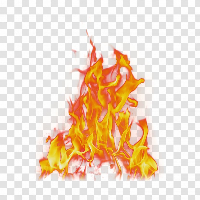 Orange - Wet Ink - Fire Yellow Transparent PNG