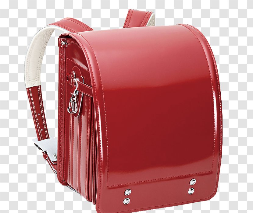 Japan Randoseru Satchel National Primary School Backpack - Canvas - Red Bag Transparent PNG