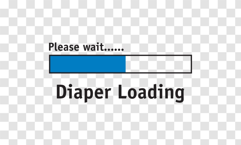 Diaper Infant T-shirt Baby & Toddler One-Pieces Child - Please Wait Transparent PNG