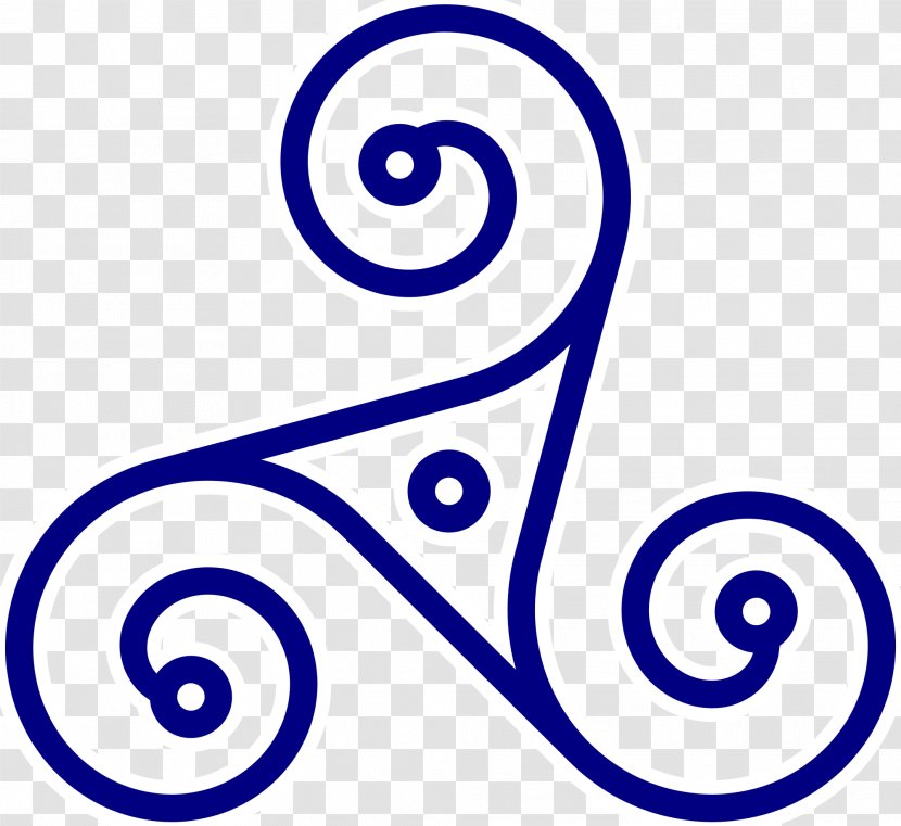 Triskelion Celtic Knot Symbol Celts Art - Lucky Symbols Transparent PNG