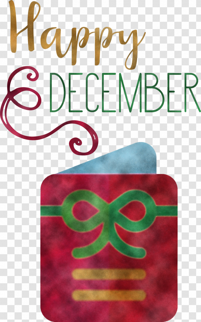 Happy December Winter Transparent PNG