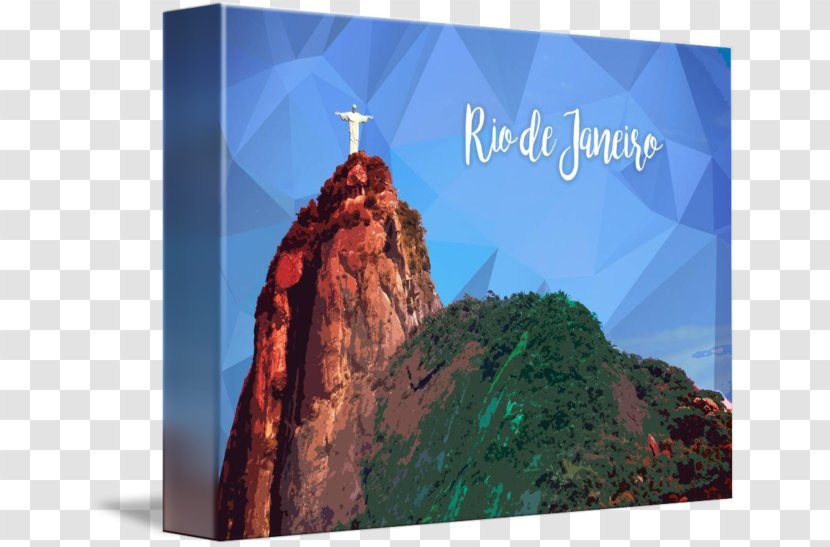 Christ The Redeemer Corcovado Statue Canvas Print Mountain - Stock Photography Transparent PNG