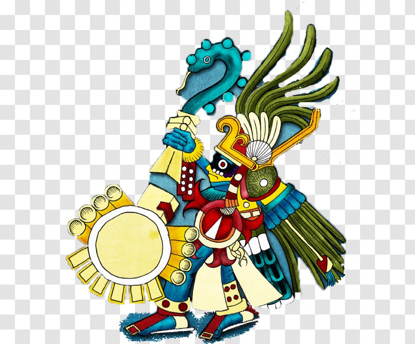 Aztec Empire Tenochtitlan Calendar Stone Huitzilopochtli Mythology - Art Transparent PNG