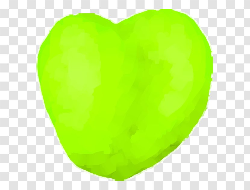 Green Yellow Leaf Heart - GREEN APPLE Transparent PNG