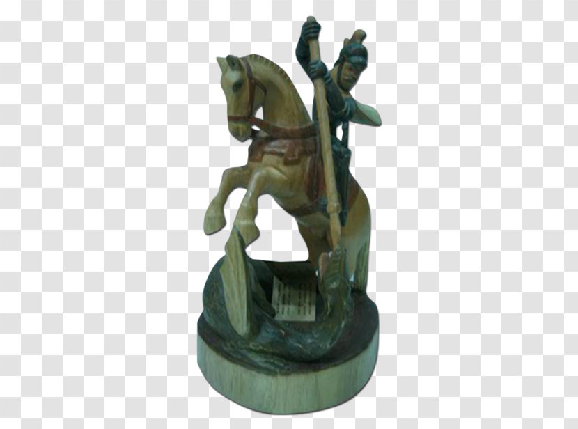Bronze Sculpture Figurine - Sao Jorg Transparent PNG