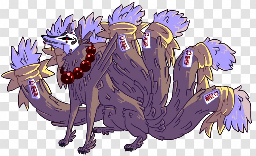 Nine-tailed Fox Ninetales Demon Kitsune - Silhouette Transparent PNG